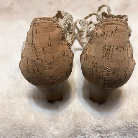 Donald J Pliner Runa Braided Strap Sandal Heel Size 7.5 - Picture 5 of 9